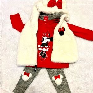 3 piece Minnie Mouse outfit